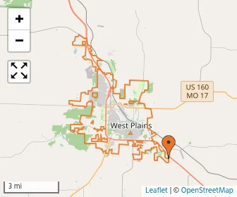 Area schools map
